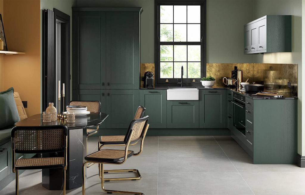 Burwood Conifer kitchen with builtIn Bench Seating